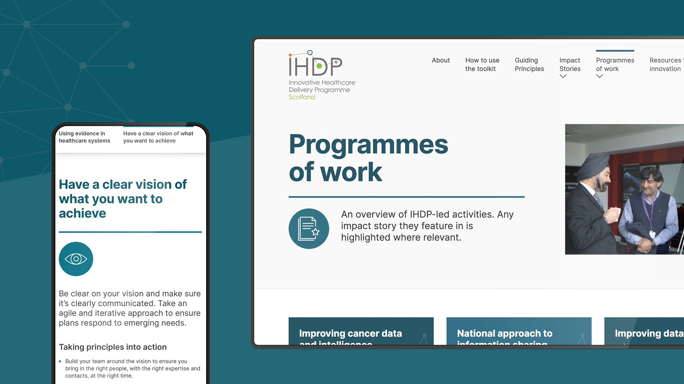IHDP website page