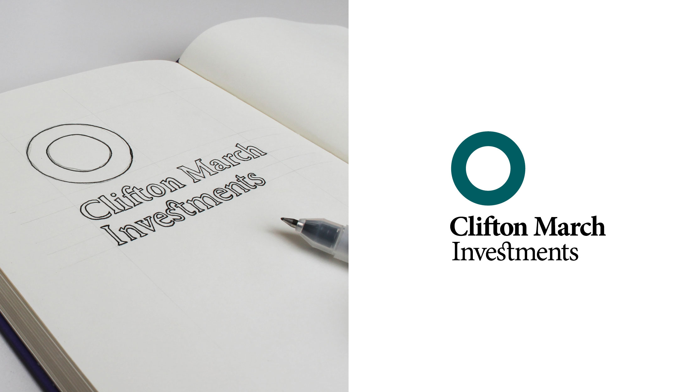 Clifton March Investment logo design