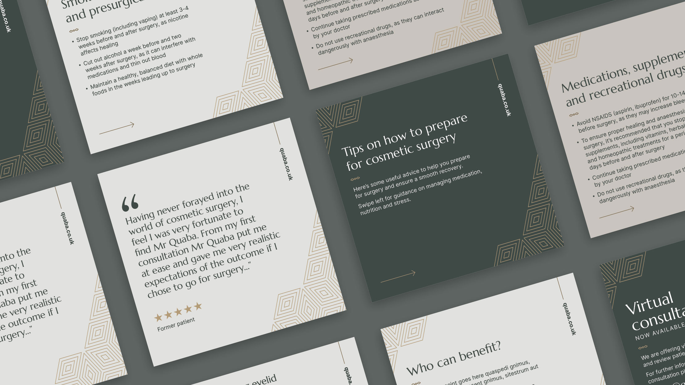 Quaba & Waterfront Social Media Templates