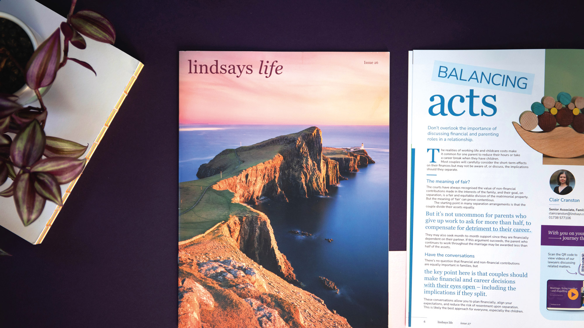 Front cover and inner page